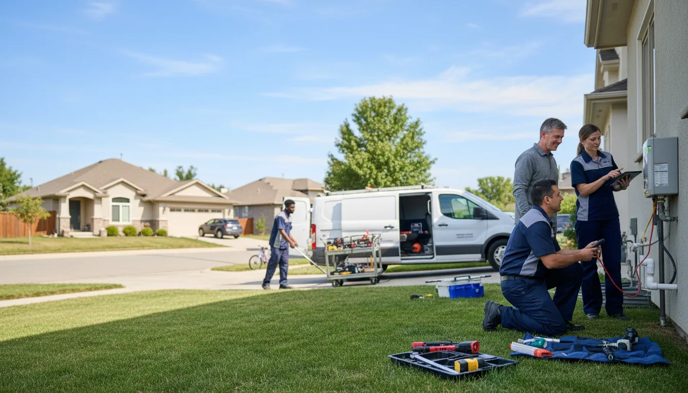 Tankless water heater service in Moon, VA